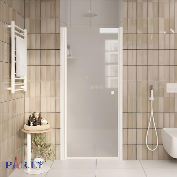 Душевая дверь Parly 70 см DE70F, белый/матовое - фото 3