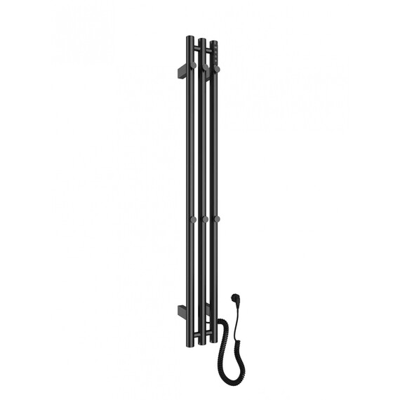 Полотенцесушитель электрический Wonzon & Woghand Kassel П3 136x1200 мм WW-AL72312-BGM, тёмный графит - фото 
