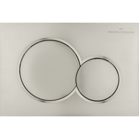 Кнопка смыва Wonzon & Woghand WW-IB232-BN, брашированный никель - фото 