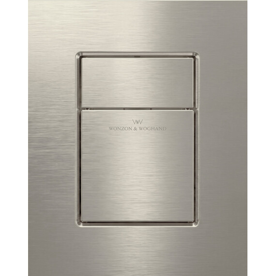 Кнопка смыва Wonzon & Woghand WW-IB256-BN, брашированный никель - фото 