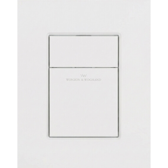 Кнопка смыва Wonzon & Woghand WW-IB256-MW, белый матовый - фото 