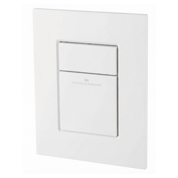 Кнопка смыва Wonzon & Woghand WW-IB256-MW, белый матовый - фото 2