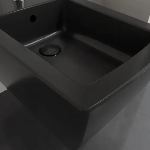 Биде подвесное Villeroy&Boch Memento 443300R7, чёрный матовый - фото 2