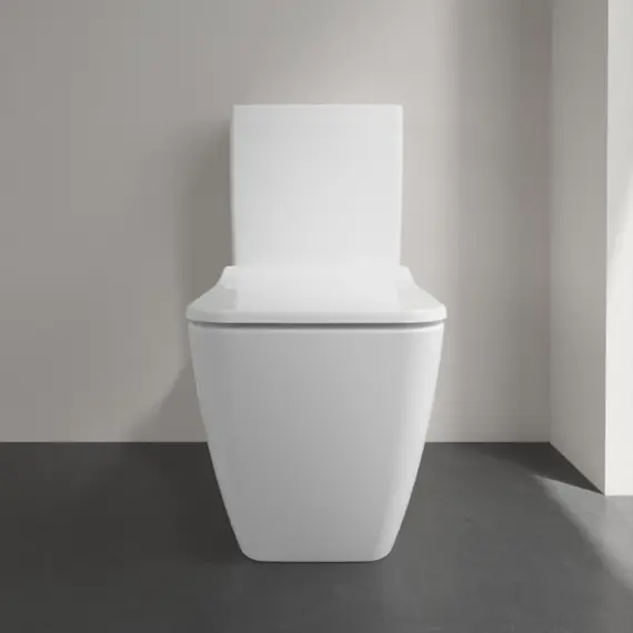 Унитаз-компакт безободковый Villeroy&Boch Venticello 4612R001 с быстросъемным сиденьем микролифт - фото 3