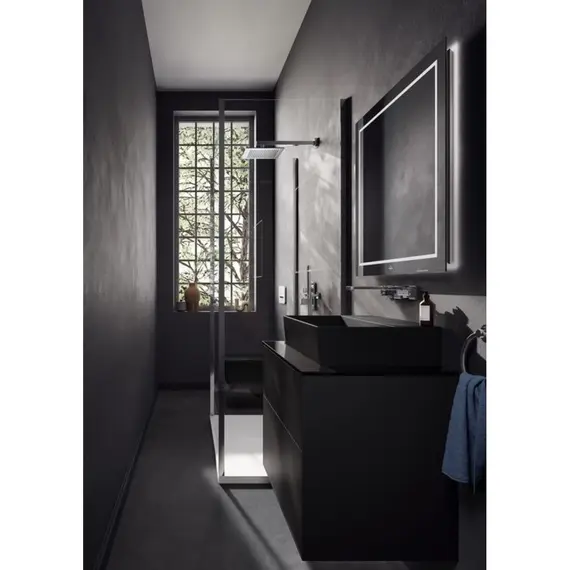 Унитаз подвесной безободковый Villeroy&Boch Memento 2.0 4633R0R7 с крышкой микролифт (CeramicPlus) чёрный матовый - фото 9