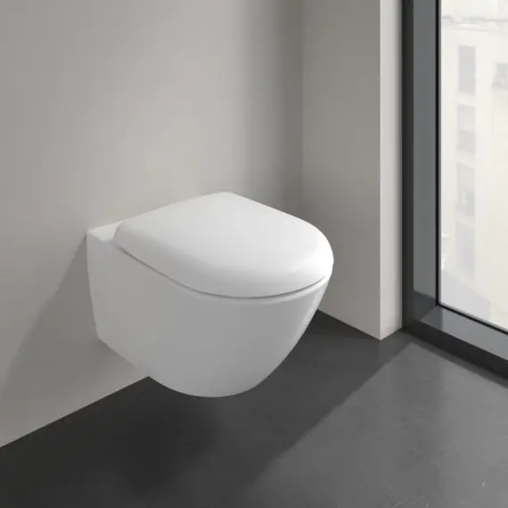 Унитаз подвесной безободковый Villeroy&Boch Antao 4674T0RW с крышкой микролифт (CeramicPlus) - фото 2