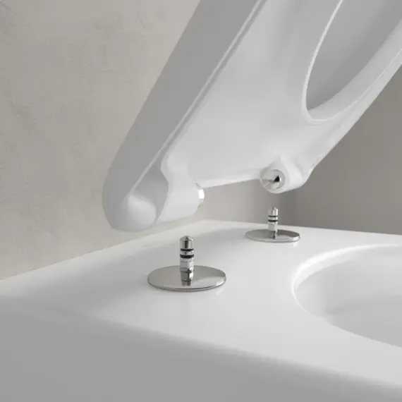 Унитаз подвесной безободковый Villeroy&Boch Antao 4674T0RW с крышкой микролифт (CeramicPlus) - фото 5