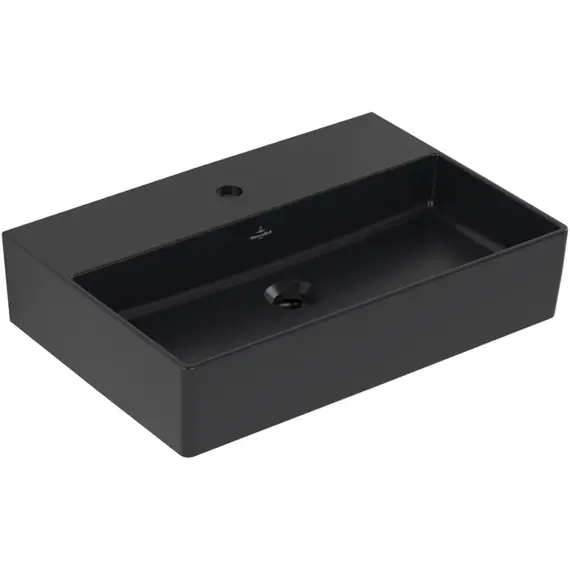 Раковина подвесная Villeroy & Boch Memento 2.0 60 см 4A226LR7 (CeramicPlus) чёрный матовый - фото 2