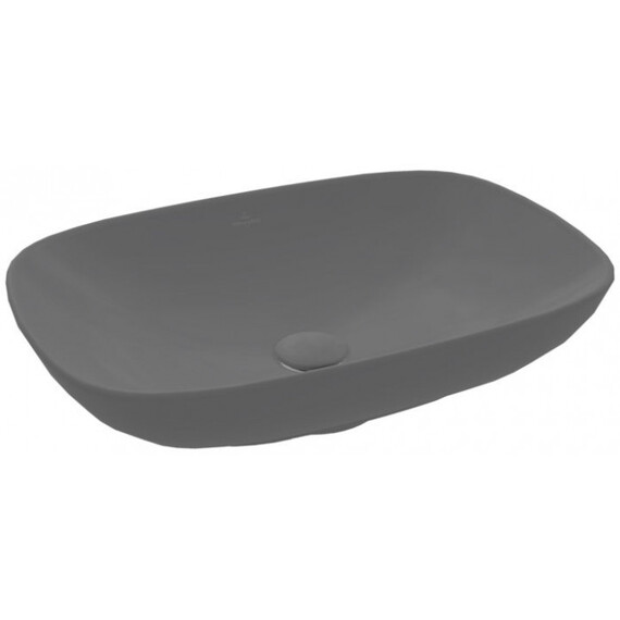 Раковина-чаша Villeroy&Boch Loop & Friends 56 см 4A4901I4 (CeramicPlus) графит - фото 