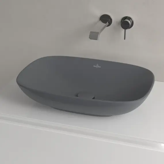 Раковина-чаша Villeroy&Boch Loop & Friends 56 см 4A4901I4 (CeramicPlus) графит - фото 5