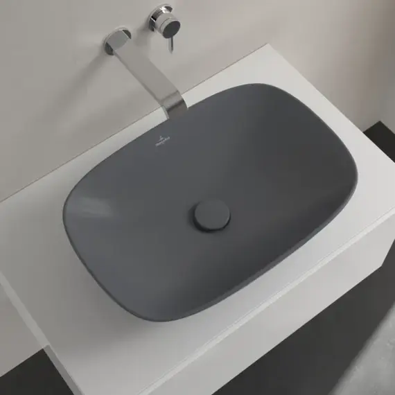 Раковина-чаша Villeroy&Boch Loop & Friends 56 см 4A4901I4 (CeramicPlus) графит - фото 6