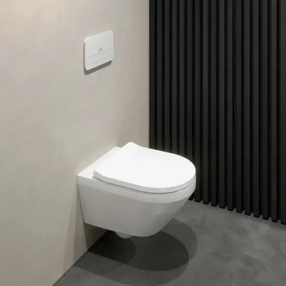 Унитаз подвесной безободковый Villeroy&Boch Architectura 8М70S101 с крышкой микролифт (система смыва TwistFlush) - фото 11