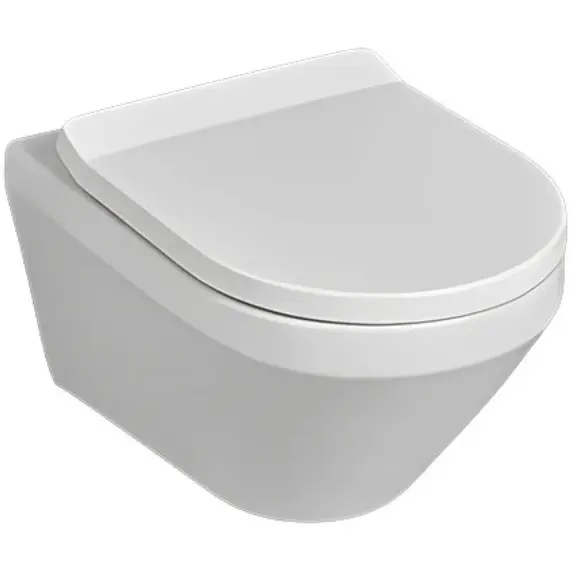 Унитаз подвесной безободковый Villeroy&Boch Architectura 8М70S101 с крышкой микролифт (система смыва TwistFlush) - фото 