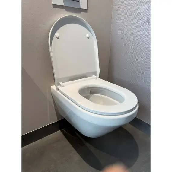 Унитаз подвесной безободковый Villeroy&Boch Architectura 8М70S101 с крышкой микролифт (система смыва TwistFlush) - фото 6