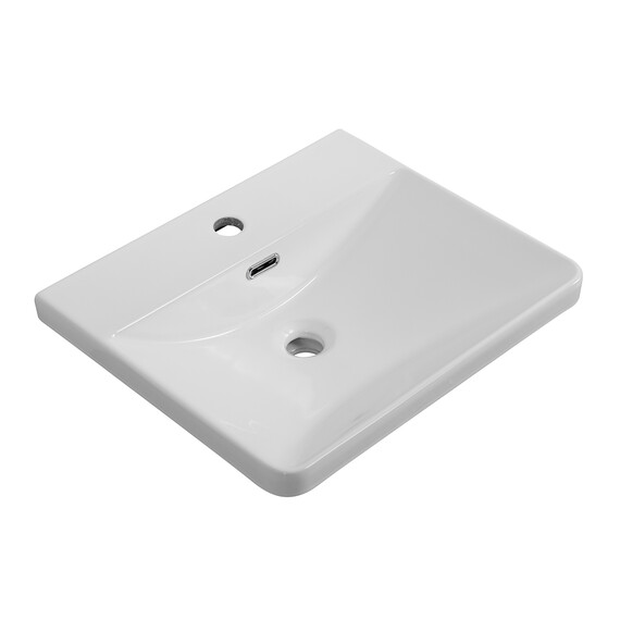 Тумба подвесная с раковиной BelBagno 50 см DUE-500-2C-SO-SAT-P, сатин - фото 2