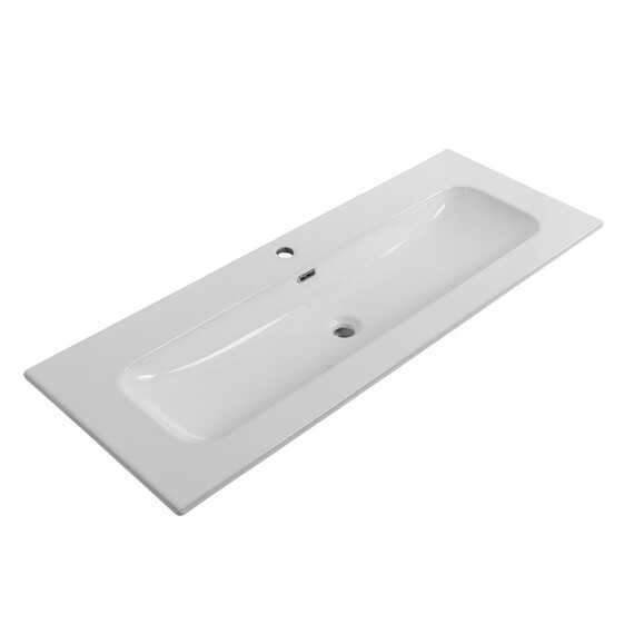 Тумба подвесная с раковиной BelBagno 120 см UNO-1200-2C-SO-GSO (раковина CZR-8073-120) тёмно-серый матовый - фото 2