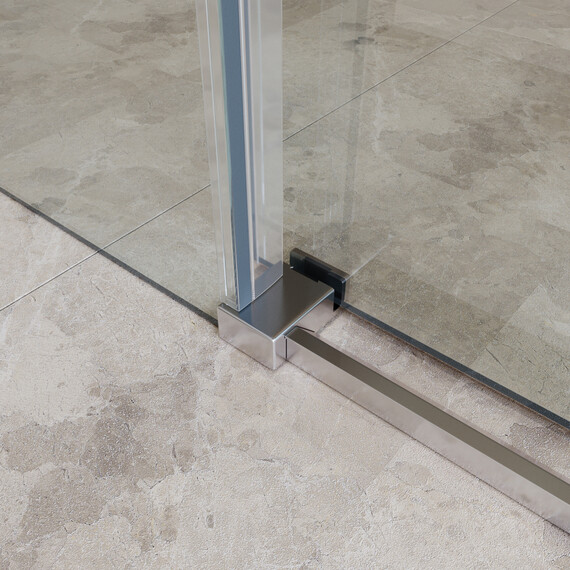 Душевая дверь BelBagno 140 см SOFT_CLOSE-2-BF-1-140-C-Cr, хром/прозрачное - фото 5