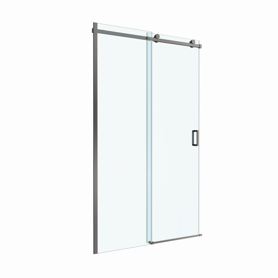 Душевая дверь BelBagno 120 см SOFT_CLOSE-2-BF-1-120-C-GM, оружейная сталь/прозрачное - фото 4