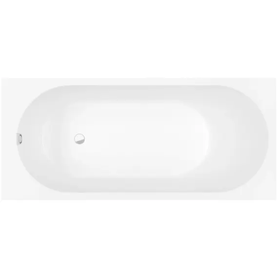 Ванна квариловая Villeroy&Boch Oberon 2.0 180x80 см UBQ181OBR2DV-01 с ножками и сифоном - фото 