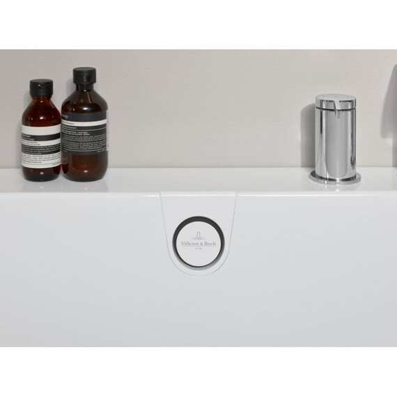 Ванна квариловая Villeroy&Boch Oberon 2.0 180x80 см UBQ181OBR2DV-01 с ножками и сифоном - фото 4