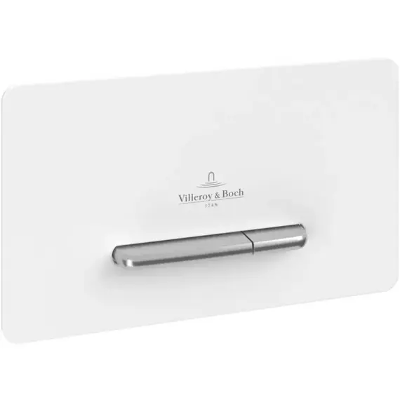 Инсталляция с подвесным унитазом комплект: Villeroy & Boch Supreo V9944800 с подвесным безободковым унитазом-биде V16EN2R1 (CeramicPlus) с сиденьем микролифт, крепление, кнопка смыва белое стекло - фото 4