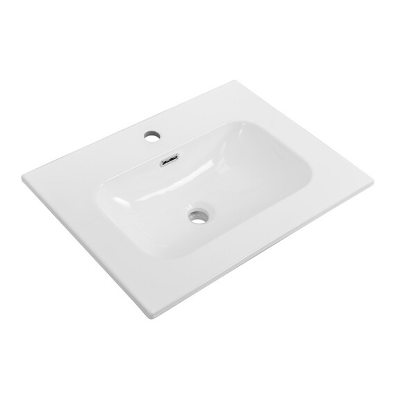 Тумба подвесная с раковиной BelBagno 60 см UNO-600-2C-SO-BO (раковина CZR-8073-60) Bianco Opaco - фото 2