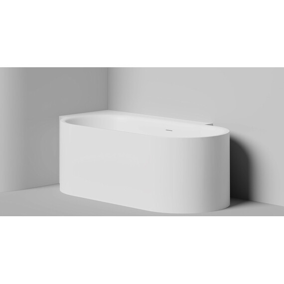 Ванна каменная Salini Perla 180x90 см L 1049202M (S-Stone) матовая - фото 2