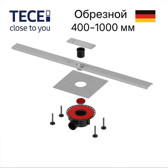 Трап TECE Lineo 100 см 15301100 обрезной - фото 4