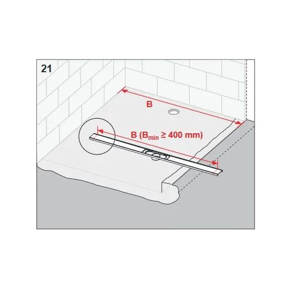 Трап TECE Lineo 100 см 15301100 обрезной - фото 9