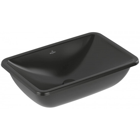 Раковина врезная под столешницу Villeroy&Boch Loop & Friends 54 см 4A5700R7 (CeramicPlus) чёрный матовый - фото 