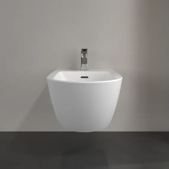 Биде подвесное Villeroy&Boch Antao 541100RW (CeramicPlus) белый матовый - фото 3