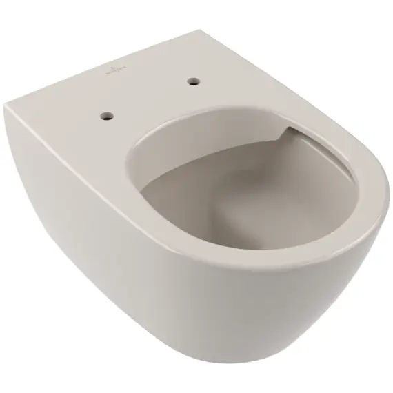 Унитаз подвесной безободковый Villeroy&Boch Subway 2.0 5614R0R3 (CeramicPlus) с крышкой микролифт, пергамон глянец - фото 3