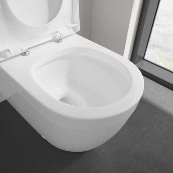 Унитаз-компакт безободковый Villeroy&Boch Architectura 5691R001 с быстросъемным сиденьем микролифт - фото 10