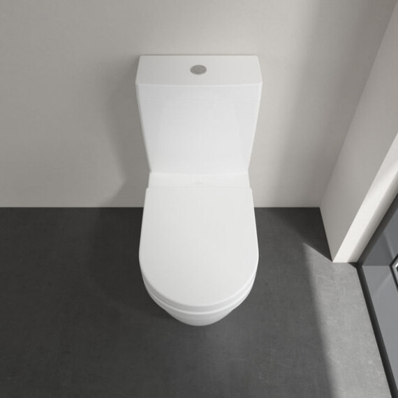 Унитаз-компакт безободковый Villeroy&Boch Architectura 5691R001 с быстросъемным сиденьем микролифт - фото 7