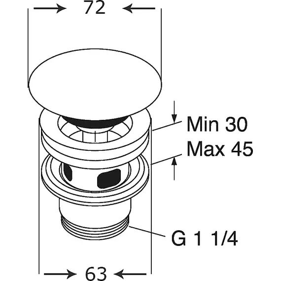 Донный клапан Villeroy&Boch 68170001 - фото 4