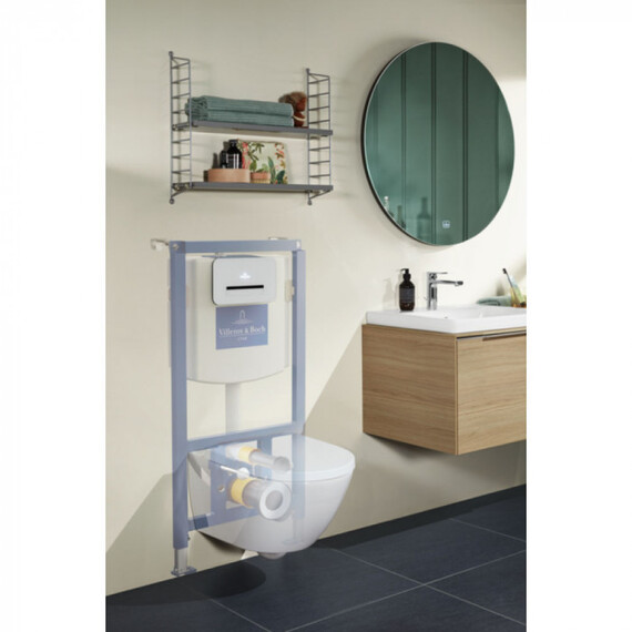 Инсталляция для унитаза Villeroy&Boch ViConnect 92242700 с белой клавишей смыва 92243068 - фото 4