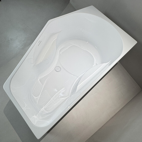 Ванна акриловая Abber 160x90 см AB9505 L - фото 7