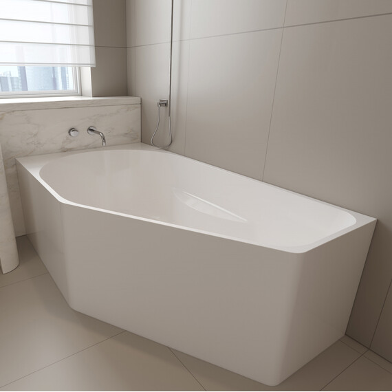 Ванна акриловая Abber 160x90 см AB9505 L - фото 4