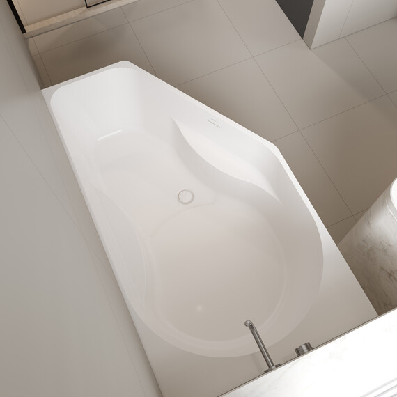 Ванна акриловая Abber 160x90 см AB9505 L - фото 3