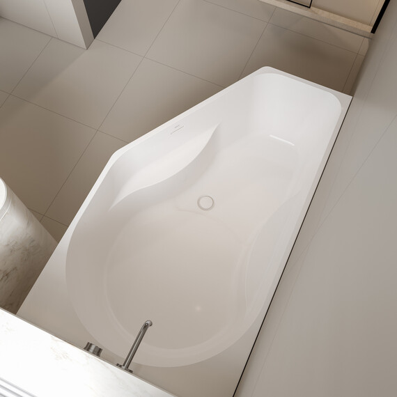 Ванна акриловая Abber 160x90 см AB9505 R - фото 5