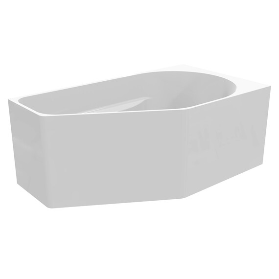 Ванна акриловая Abber 160x90 см AB9505 R - фото 2