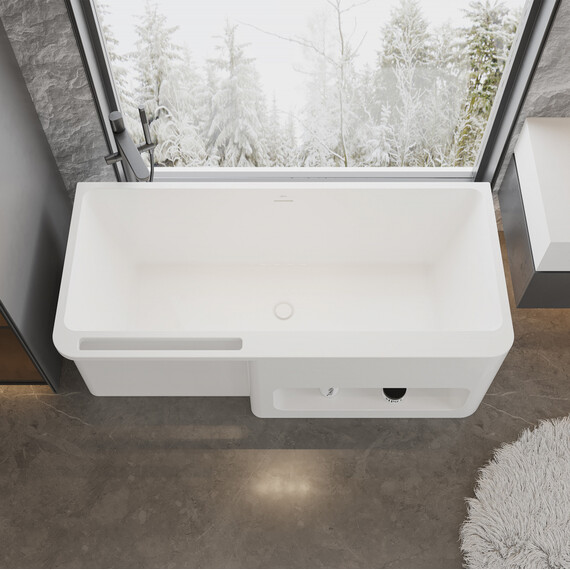 Ванна акриловая Abber 170x80 см AB9506 - фото 9