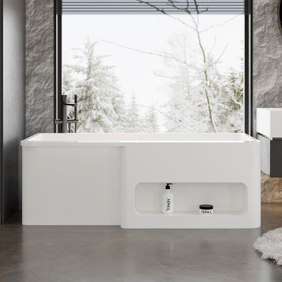 Ванна акриловая Abber 170x80 см AB9506 - фото 7