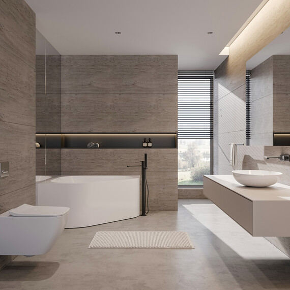 Ванна акриловая Abber 135x135 см AB9507-1.3 - фото 2