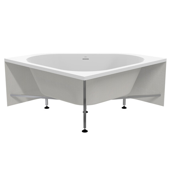 Ванна акриловая Abber 135x135 см AB9507-1.3 - фото 8