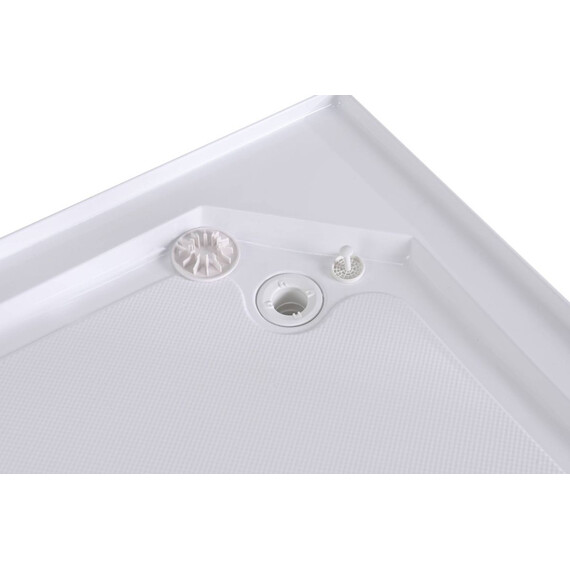 Душевая кабина Avacan 100x100 см EM2010T, хром/прозрачное (безсиликоновая сборка) - фото 11