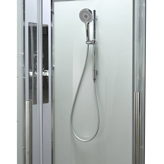 Душевая кабина Avacan 100x100 см EM2010T, хром/прозрачное (безсиликоновая сборка) - фото 4