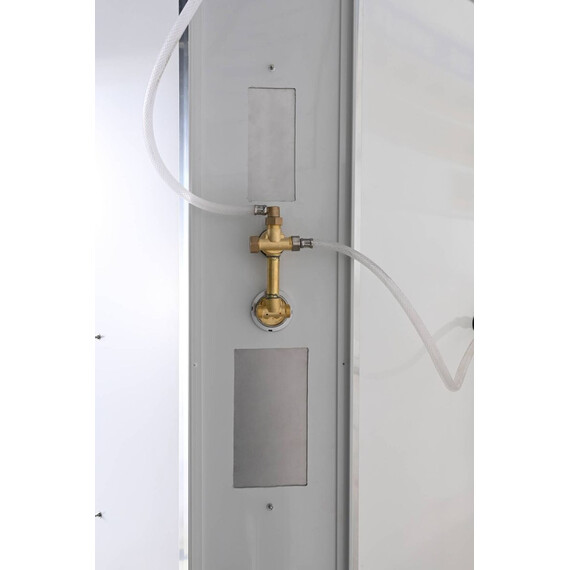 Душевая кабина Avacan 110x80 см EM2811RT, хром/прозрачное (безсиликоновая сборка) - фото 17