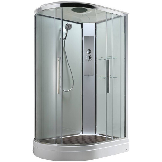 Душевая кабина Avacan 110x80 см EM2811RT, хром/прозрачное (безсиликоновая сборка) - фото 2