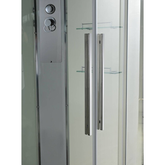 Душевая кабина Avacan 110x80 см EM2811RT, хром/прозрачное (безсиликоновая сборка) - фото 6